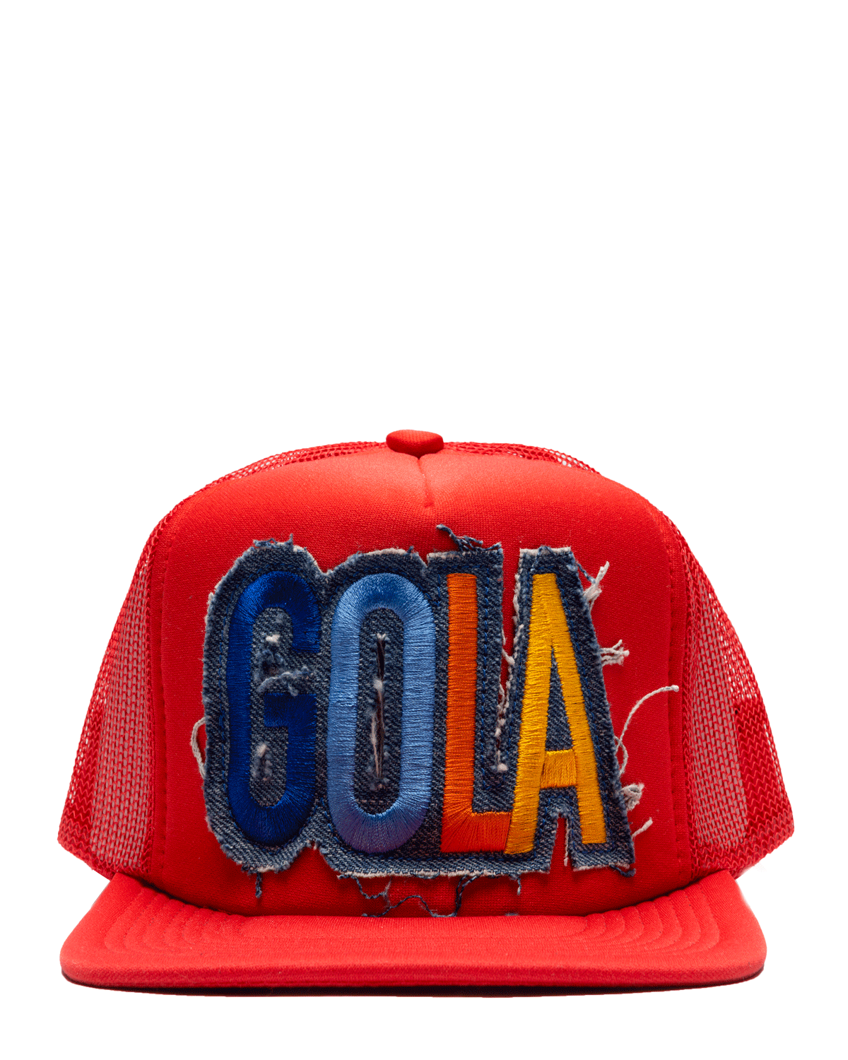 Red GOLA Denim Hat