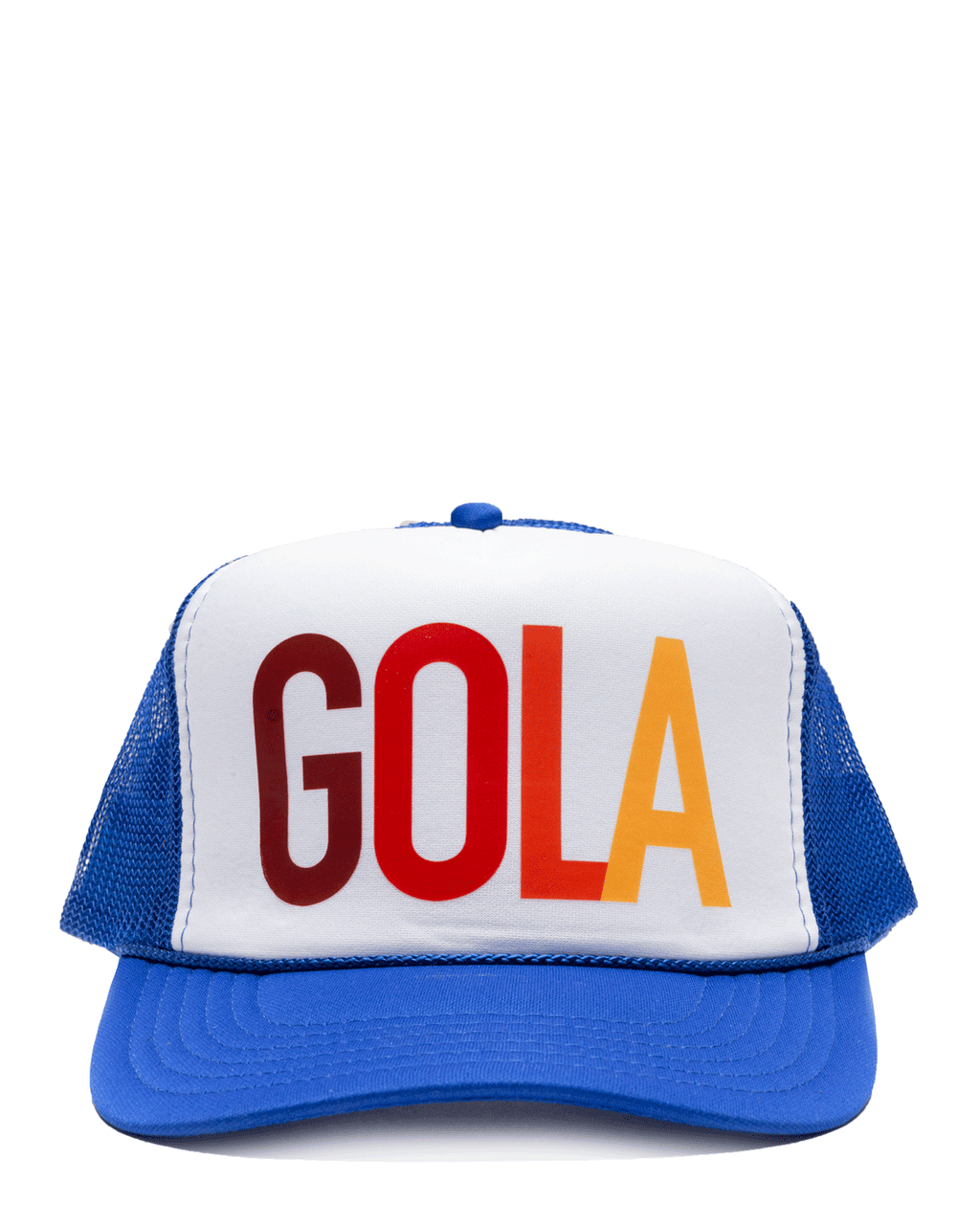 White and Blue GOLA Hat