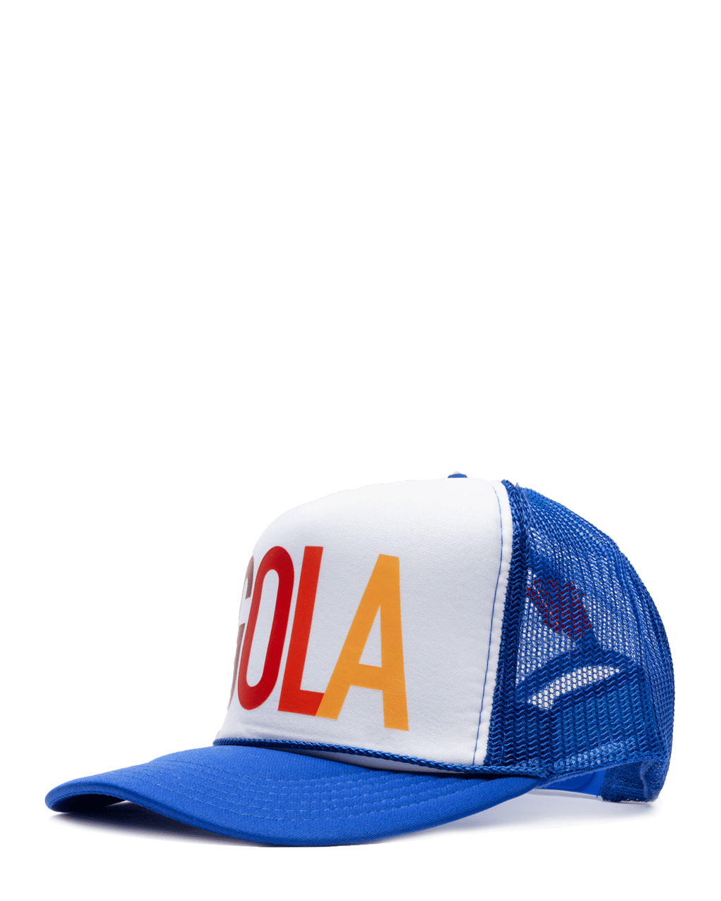 White and Blue GOLA Hat