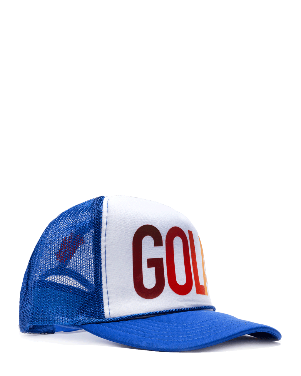 White and Blue GOLA Hat