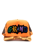 Orange Camo GRIND Hat