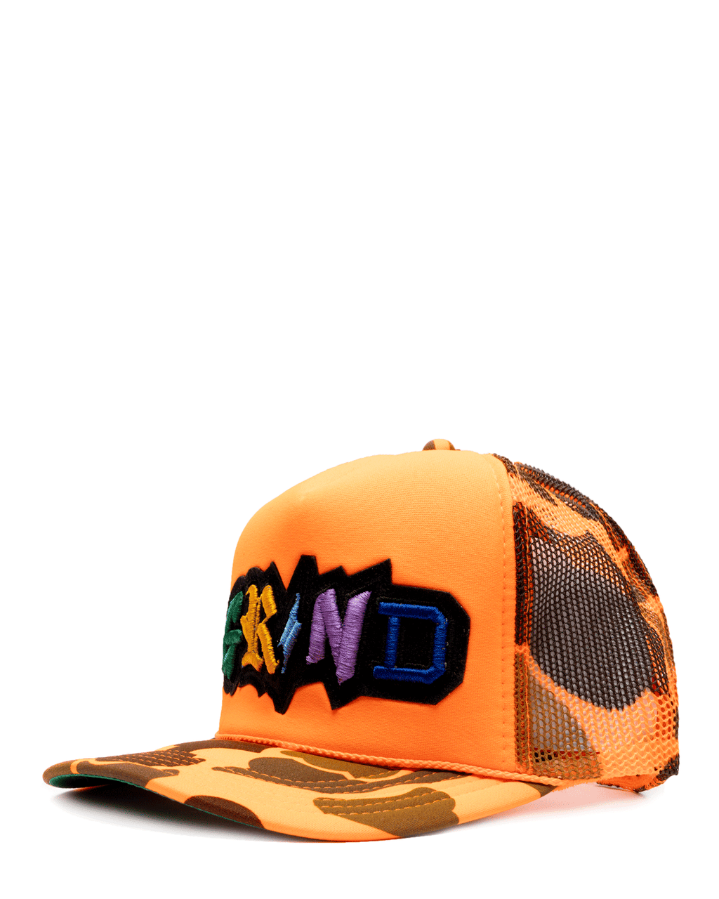 Orange Camo GRIND Hat