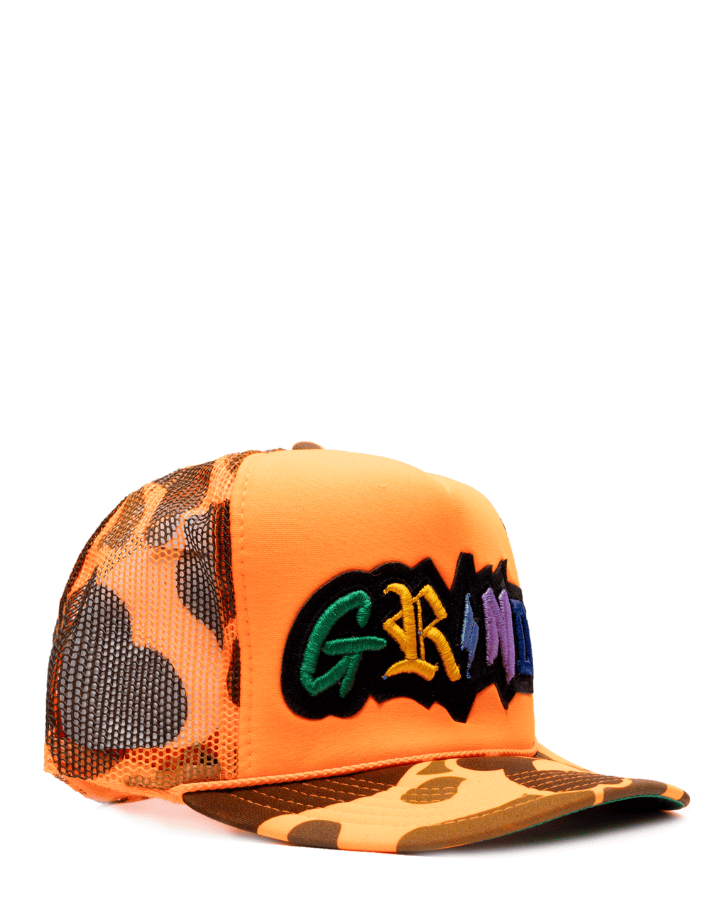 Orange Camo GRIND Hat
