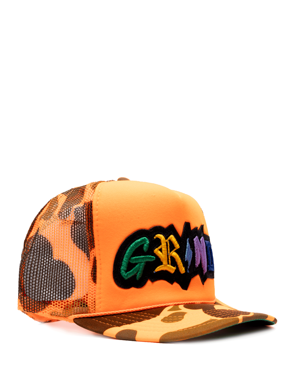Orange Camo GRIND Hat