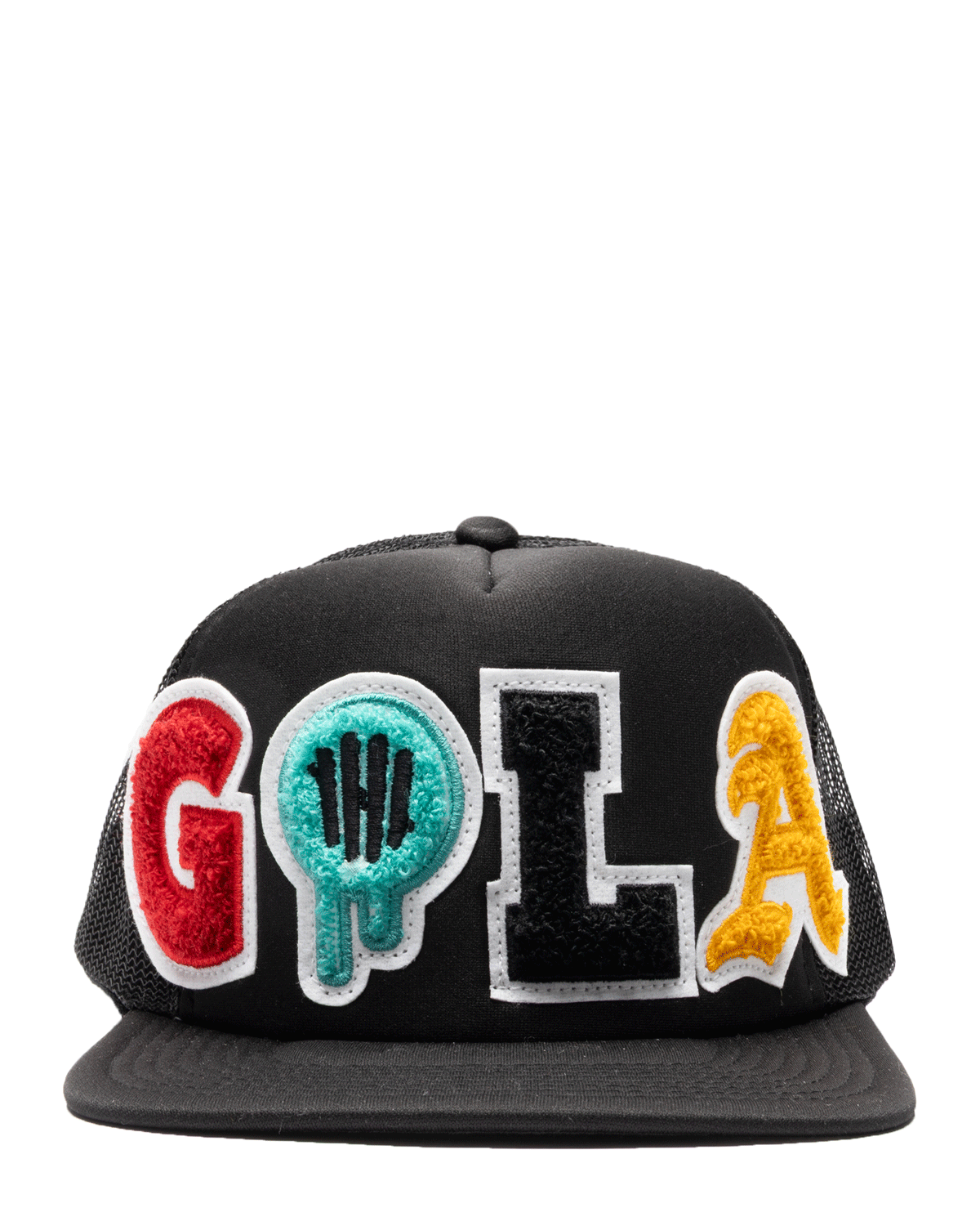 Black GOLA Puff Hat