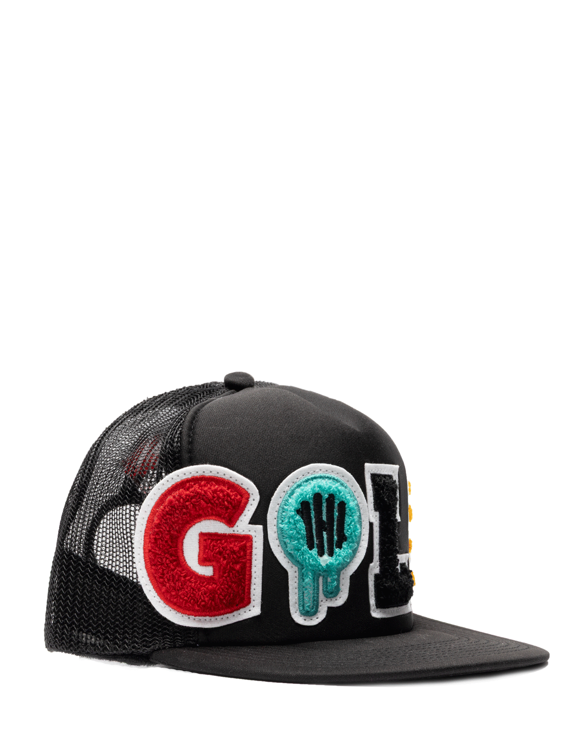 Black GOLA Puff Hat